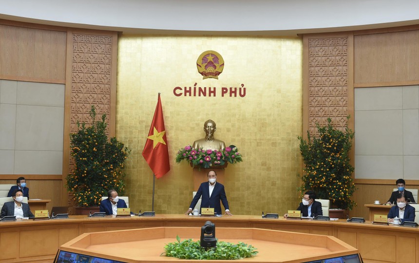 Thủ tướng Kl993 ưu đãi thưởng hấp dẫn Nguyễn Xuân Phúc chủ trì cuộc họp Thường trực Kl993 ưu đãi thưởng hấp dẫn (Ảnh: VGP)