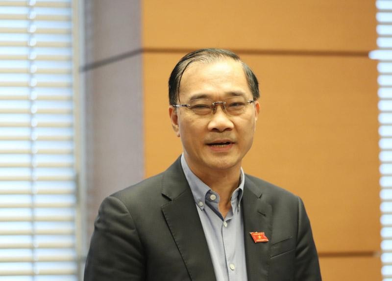 Chủ nhiệm Uỷ ban Kl992 cổng game cá cược Vũ Hồng Thanh phát biểu tại phiên thảo luận tổ - (Ảnh Duy Linh)