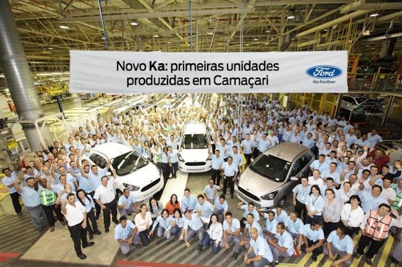 Nhà máy ô tô Ford ở Camacari, Bahia, Brazil khi Kl994 nhà cái bóng đá world cup mẫu Ka năm 2014
