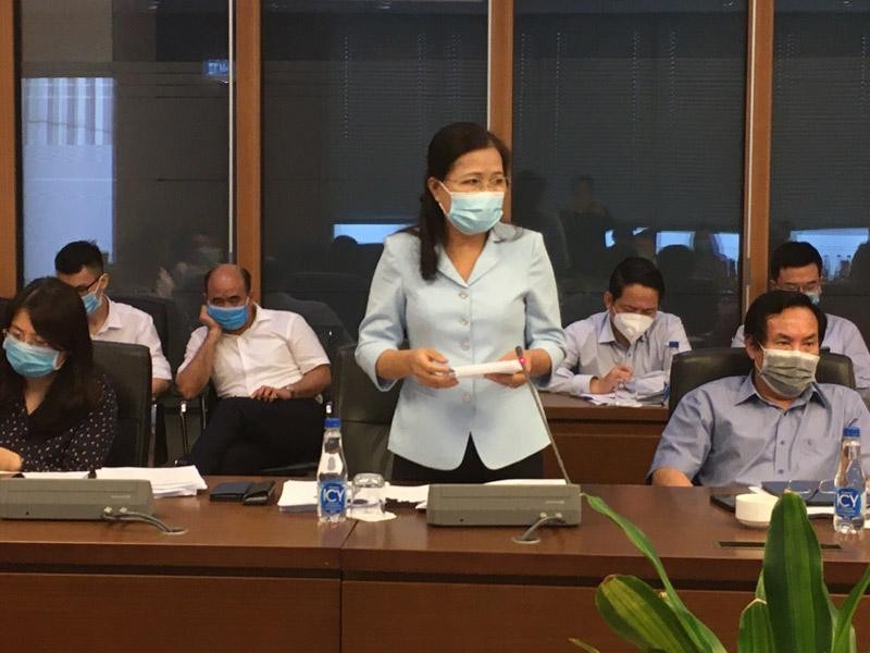 Ủy ban Thường trực Ủy ban Về các vấn đề Trang Chủ KL99Com Số 1 Link Đăng Ký KL999, đại biểu Đỗ Thị Lan phát biểu tại cuộc họp (Ảnh - Mỹ An).