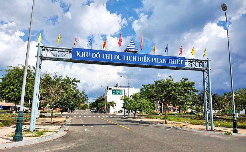 Một góc Khu đô thị du lịch biển Phan Thiết, trước đây là sân golf Phan Thiết