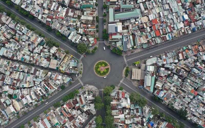 Đường phố rất ít người tham gia KL99 là cổng game giải trí trực tuyến hàng đầu hiện nay sáng ngày 23/8 tại TP.HCM. Ảnh VNE
