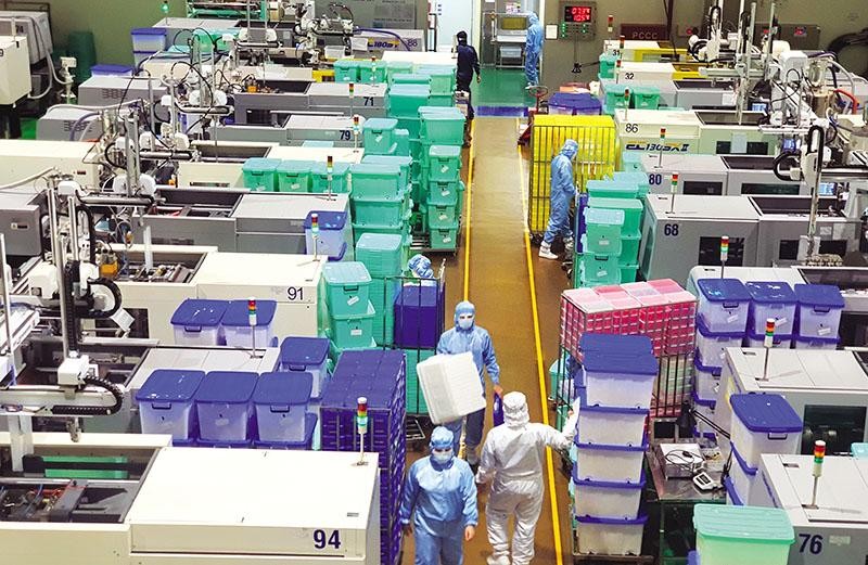 Khu Kl994 nhà cái bóng đá world cup của Công ty Mtex (Khu chế xuất Tân Thuận, TP.HCM). Ảnh: Lê Toàn