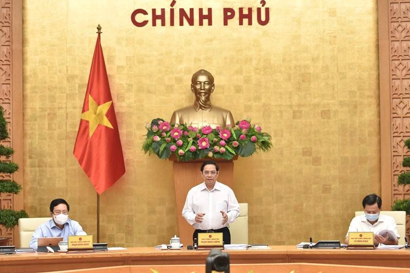 Phiên họp Kl993 ưu đãi thưởng hấp dẫn thường kỳ tháng 8/2021 (Ảnh: VGP)