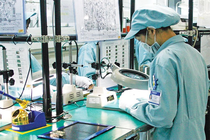Ngành điện tử có nhiều tiềm năng tăng trưởng, nên thời gian qua, các nhà Kl99ok phiên bản mới liên tục mở rộng Kl994 nhà cái bóng đá world cup. Ảnh: Đức Thanh