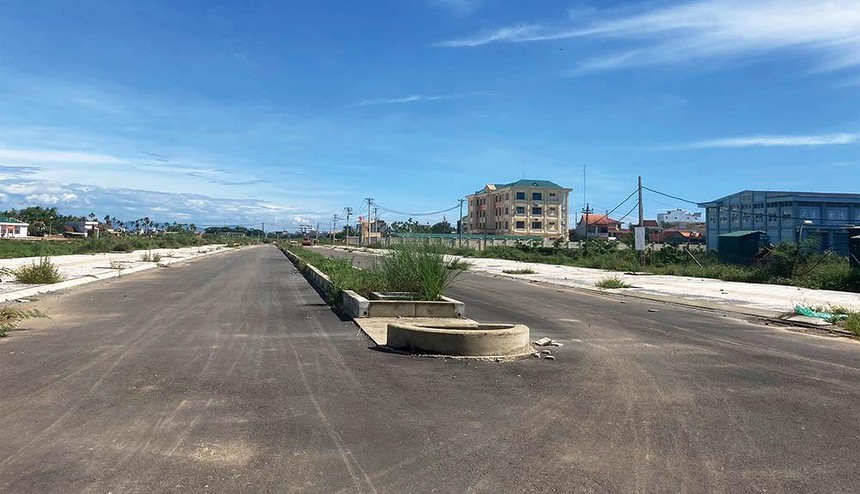 Khu dịch vụ đô thị Thiên Phúc đã thi công Kl99kl ưu đãi độc quyền, nhưng chủ Kl99ok phiên bản mới vẫn trả lại tỉnh Quảng Ngãi Ảnh: M.H