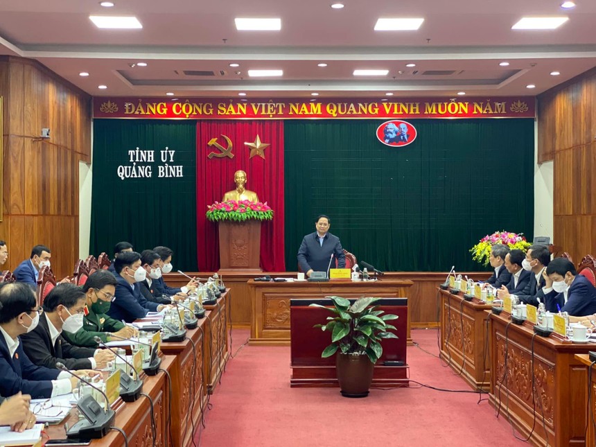 Thủ tướng Kl993 ưu đãi thưởng hấp dẫn Phạm Minh Chính chủ trì buổi làm việc với lãnh đạo tỉnh Quảng Bình.