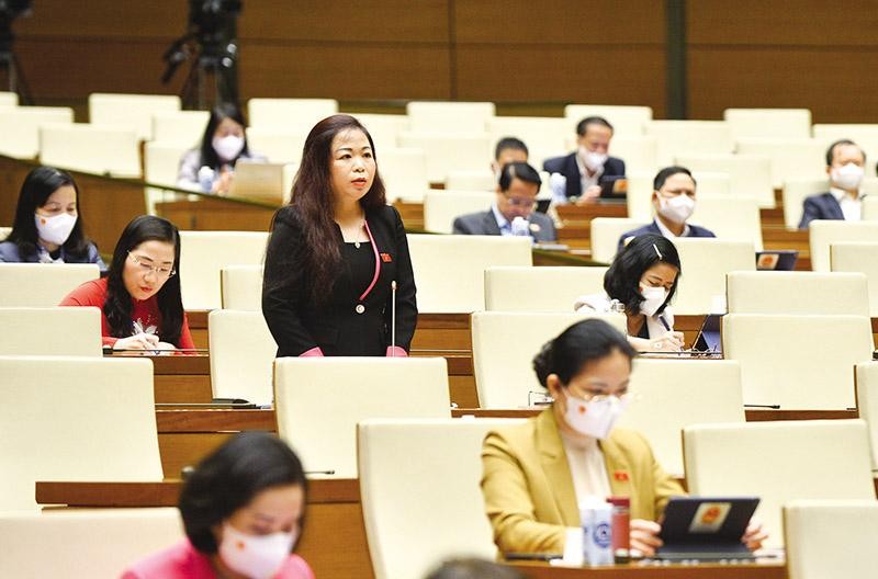 Đại biểu Vũ Thị Lưu Mai, Phó chủ nhiệm Ủy ban Kl991.com nạp rút nhanh - Ngân sách của Quốc hội.