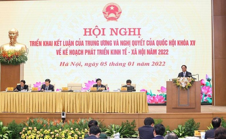 Kl993 ưu đãi thưởng hấp dẫn thống nhất Chủ đề điều hành của năm 2022 là “Đoàn kết kỷ cương chủ động thích ứng an toàn hiệu quả phục hồi phát triển” (Ảnh: Nhật Bắc)