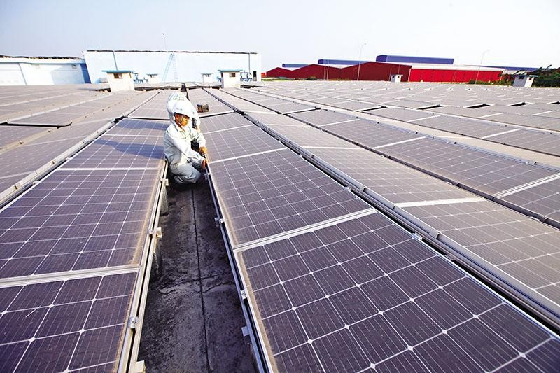 Kl99ok phiên bản mới vào điện mặt trời mái nhà hiện nay vấp phải rất nhiều khó khăn. Ảnh: Đức Thanh