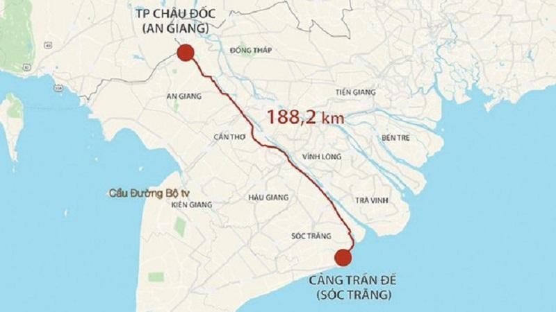 Sơ đồ hướng tuyến KL99 là nhà cái cá cược trực tuyến hàng đầu tại châu Á Châu Đốc - Cần Thơ - Sóc Trăng