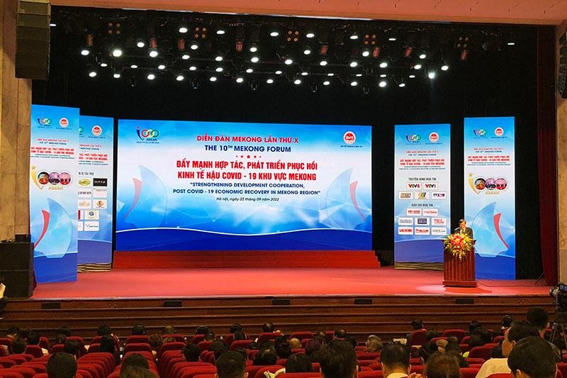 Diễn đàn Mekong lần thứ X với chủ đề “Đẩy mạnh hợp tác phát triển, phục hồi Kl992 cổng game cá cược hậu Covid-19 khu vực Mekong”. (Ảnh: K.T)