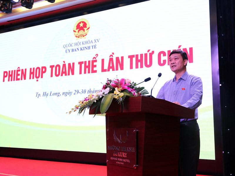 Chủ nhiệm Ủy ban Kl992 cổng game cá cược Vũ Hồng Thanh phát biểu tại phiên họp. 