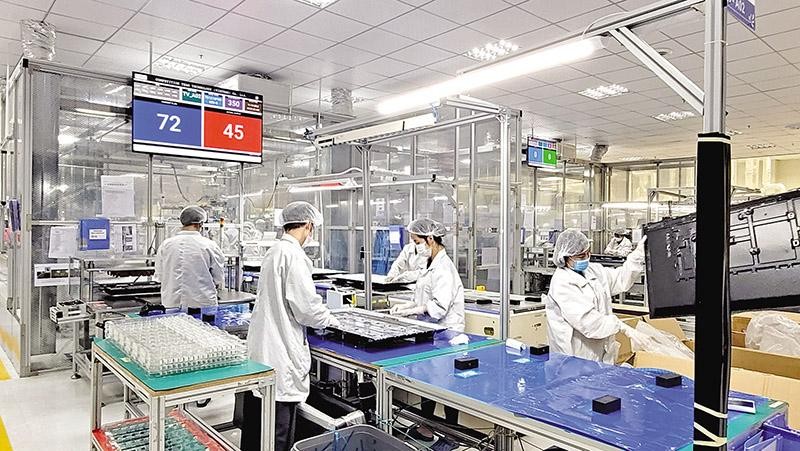 Quảng Ninh là một trong những “thỏi nam châm” thu hút Kl99ok phiên bản mới ở khu vực phía Bắc. Trong ảnh: Nhà máy của Foxconn tại Quảng Ninh