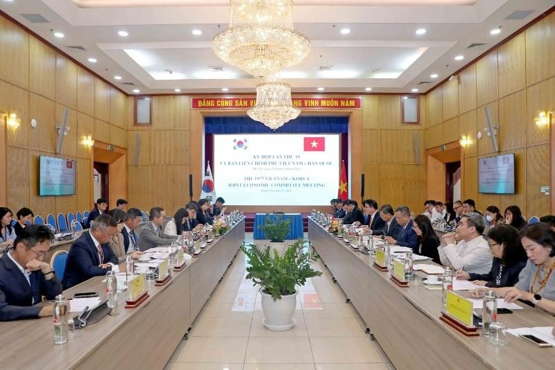 Kỳ họp Ủy ban liên Kl993 ưu đãi thưởng hấp dẫn Việt Nam - Hàn Quốc đã thống nhất tiếp tục thúc đẩy hợp tác song phương trên nhiều lĩnh vực