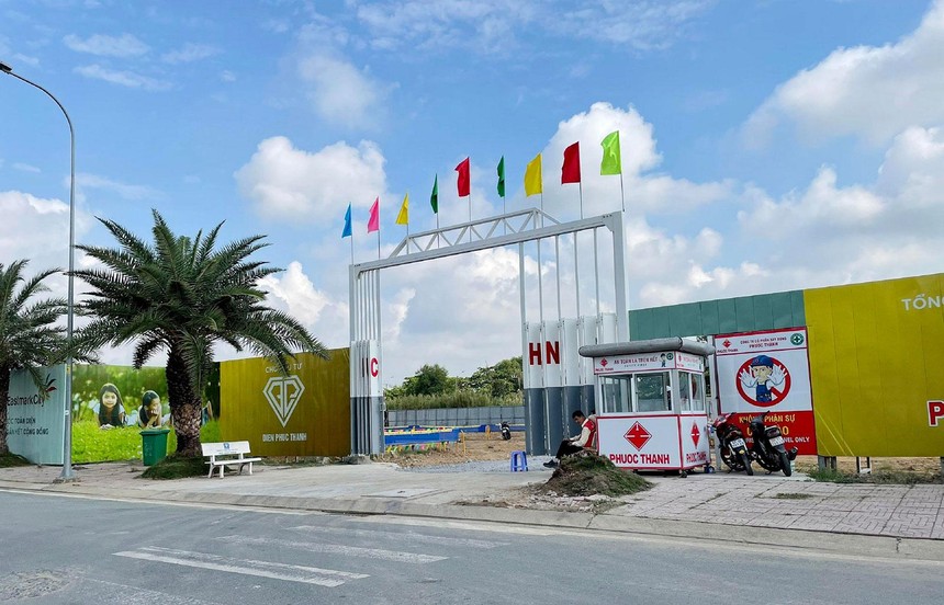 Chỉ vừa khởi công vào cuối tháng 4/2022, dự án nhà ở Trang Chủ KL99Com Số 1 Link Đăng Ký KL999 tại phường Long Trường, TP. Thủ Đức đã “bất động”. Ảnh: Trọng Tín