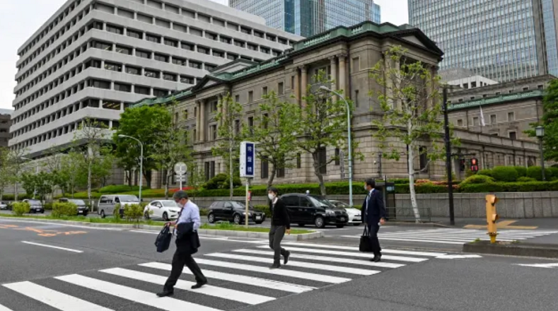 Bên ngoài trụ sở Link Vào Nhà Cái KL99 COM Tặng +199k Trung ương Nhật Bản tại Tokyo. Ảnh: AFP