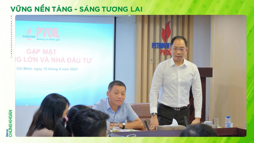 Lãnh đạo PVOIL trao đổi, giải đáp các thắc mắc của nhà Kl99ok phiên bản mới