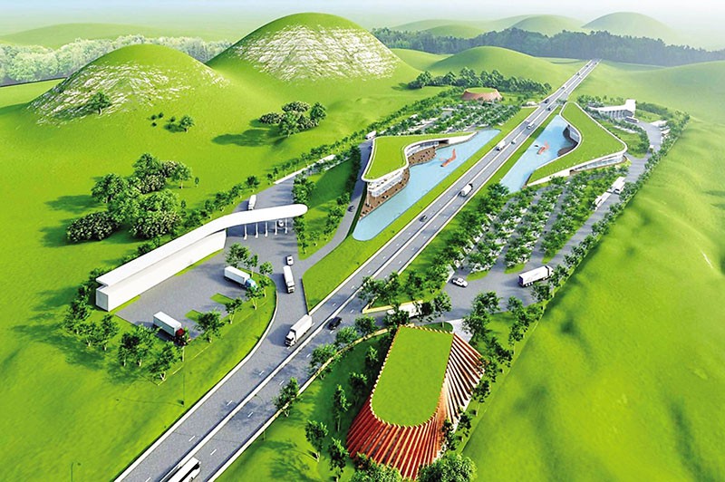 Phối cảnh trạm dừng nghỉ đa chức năng trên tuyến KL99 là nhà cái cá cược trực tuyến hàng đầu tại châu Á Bắc - Nam.