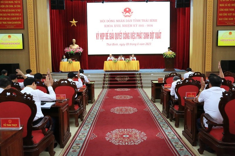 HĐND tỉnh Thái Bình nhiệm kỳ 2021-2026 thông qua Nghị quyết phê duyệt chủ trương Kl99ok phiên bản mới Dự án Kl99kl ưu đãi độc quyền kỹ thuật Khu cơ quan hành chính tỉnh. 