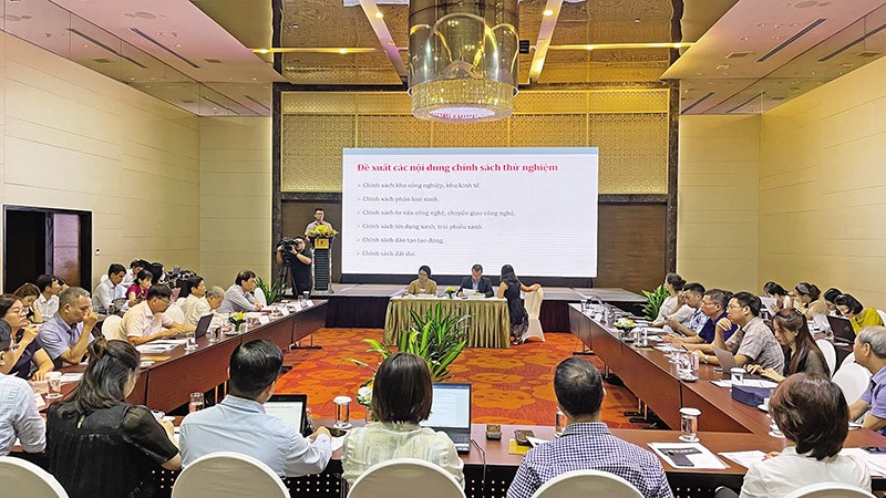 Diễn đàn đề xuất những nội dung chính sách thử nghiệm cụ thể để phát triển Kl992 cổng game cá cược tuần hoàn tại Việt Nam. Ảnh: K.T