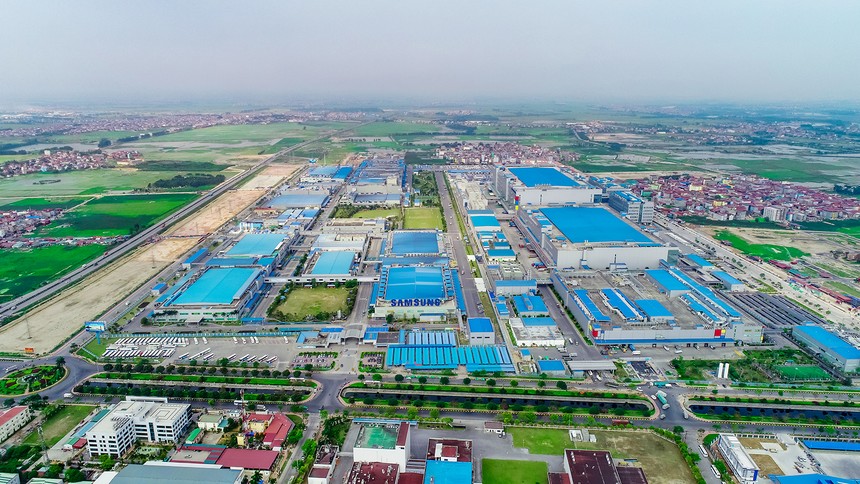 Những nhà phát triển khu công nghiệp có quỹ đất rộng sẽ thu hút các khách thuê lớn như Samsung, LG… Ảnh: Dũng Minh 