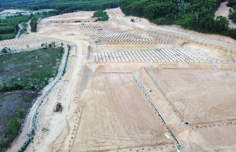 Dự án Kl99ok phiên bản mới xây dựng khu nuôi trồng và nhân giống đông trùng hạ thảo, nấm linh chi và các loại nấm quý hiếm tại xã Phước Mỹ, TP. Quy Nhơn. Ảnh: T.X