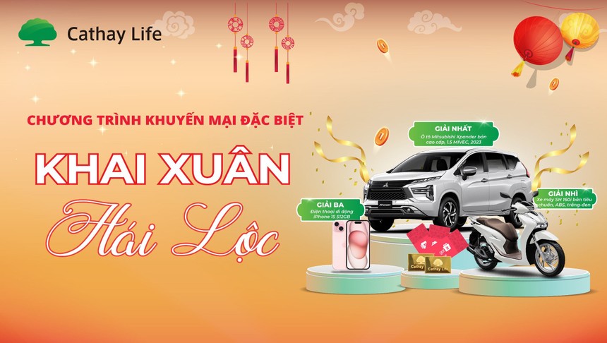 Chương trình khuyến mại khai xuân hái lộc của Kl99kl phiên bản hoạt động nhân thọ Cathay Việt Nam