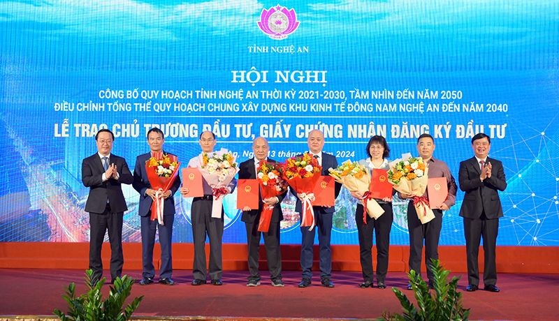 Tỉnh Nghệ An ngay trong tháng đầu năm đã trao chứng nhận Kl99ok phiên bản mới và chủ trương Kl99ok phiên bản mới cho nhiều dự án quy mô lớn