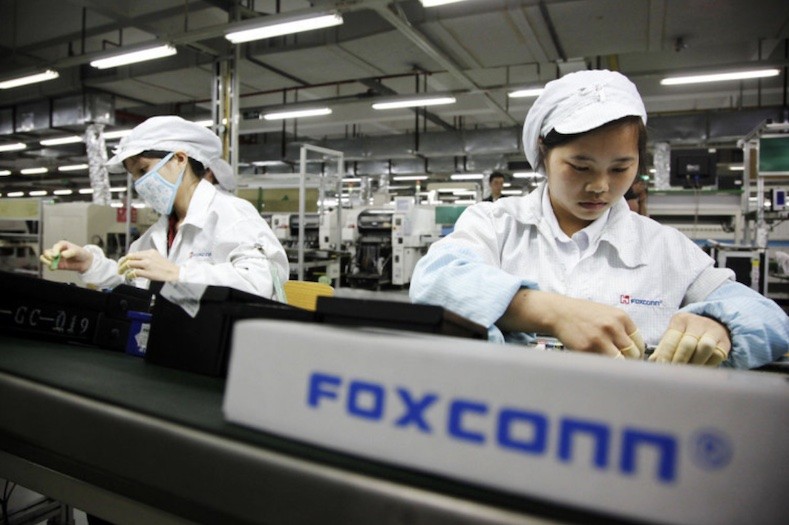 Foxconn hiện là nhà Kl994 nhà cái bóng đá world cup thiết bị điện tử theo hợp đồng lớn nhất thế giới. Ảnh: AFP