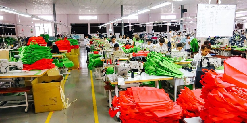 Một xưởng Kl994 nhà cái bóng đá world cup túi dệt (ảnh minh hoạ)