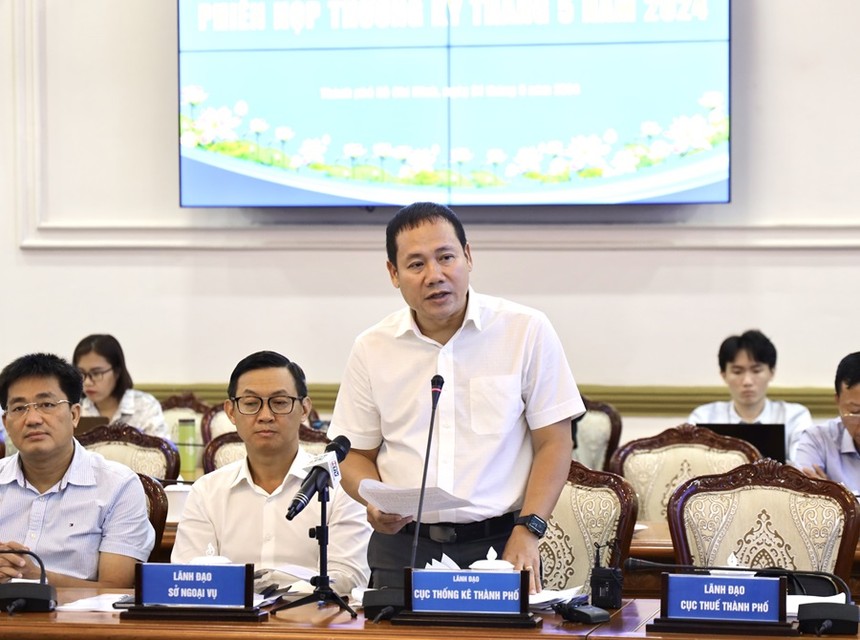 Ông Nguyễn Khắc Hoàng, Cục trưởng Cục thống kê TP.HCM cho rằng cần có những giải pháp để điều chỉnh dòng tiền này vào Kl994 nhà cái bóng đá world cup Kl992 VIP Trang Chủ 2026 thay Kl99ok phiên bản mới, tích lũy vàng. Ảnh: TTBC