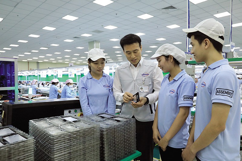 Sự xuất hiện của hàng loạt nhà Kl994 nhà cái bóng đá world cup lớn là một trong những nguyên nhân khiến Bắc Giang tăng trưởng bứt phá. Trong ảnh: Nhà máy Samkwang tại thị xã Việt Yên, Bắc Giang