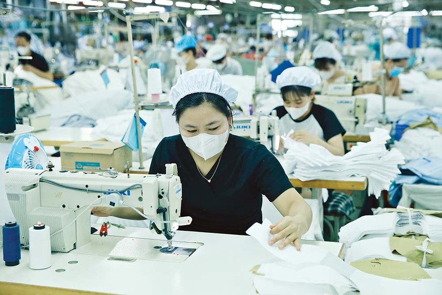 Dệt may là một trong những mặt hàng xuất khẩu sang Hoa Kỳ đạt kim ngạch cao. Ảnh: Đức Thanh