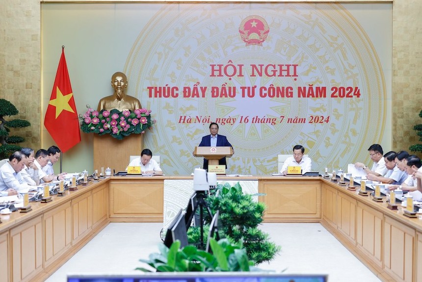 Thủ tướng Phạm Minh Chính chủ trì Hội nghị trực tuyến toàn quốc của Thường trực Kl993 ưu đãi thưởng hấp dẫn về thúc đẩy Kl99ok phiên bản mới công năm 2024. Ảnh: Nhật Bắc