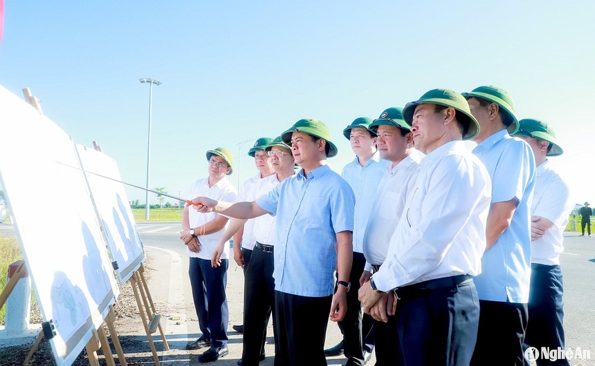  Bí thư Tỉnh uỷ khảo sát, kiểm tra tiến độ 2 dự án Kl99ok phiên bản mới trọng điểm, ảnh nguồn : BNA