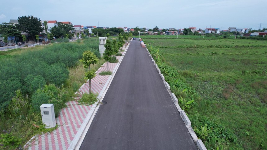 Khu đất đấu giá tại khu Ngõ Ba, thôn Thanh Thần, xã Thanh Cao (Thanh Oai, Hà Nội) Ảnh: Web Tổng Nhà Cái 99Kl99 Giải Trí Bậc Nhất Tâm Phúc