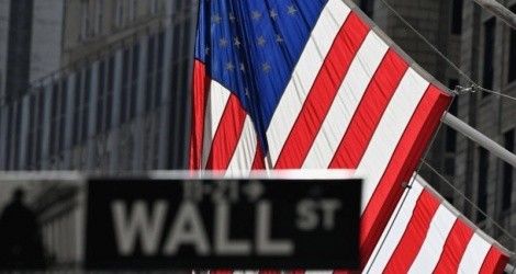 Biển báo Phố Wall tại Sở giao dịch 99Kl99 link đăng nhập New York (NYSE), Mỹ. Ảnh: Angela Weiss/AFP