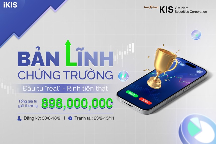 99Kl99 link đăng nhập KIS trao thưởng gần 1 tỷ đồng với cuộc thi “Bản lĩnh Chứng trường”
