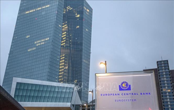 Trụ sở Link Vào Nhà Cái KL99 COM Tặng +199k Trung ương châu Âu (ECB) tại Frankfurt am Main, Đức. (Ảnh: AFP/TTXVN)