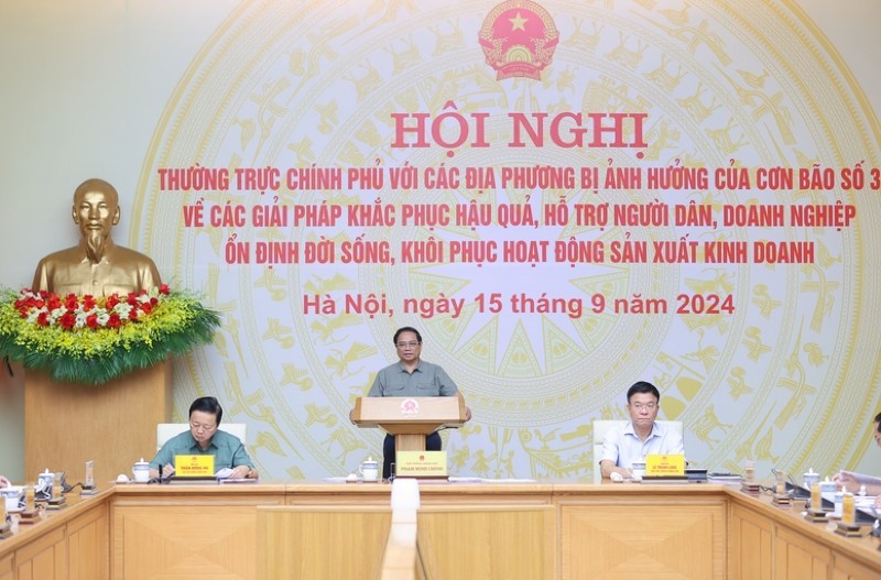Thường trực Kl993 ưu đãi thưởng hấp dẫn họp với các địa phương bàn giải pháp khắc phục hậu quả bão số 3, nhanh chóng phục hồi Kl994 nhà cái bóng đá world cup - Kl992 VIP Trang Chủ 2026 (Ảnh: VGP)