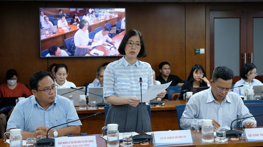 Bà Tô Thị Kim Thoa, Trưởng phòng Kl991.com World Cup 2026 Chính Thức, Kl992 cổng game cá cược tập thể và Tư nhân (Sở Kế hoạch và Kl99ok phiên bản mới TP.HCM) thông tin tại buổi họp báo. Ảnh: Trọng Tín