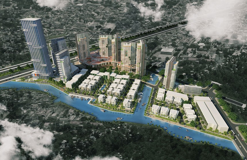 Kl992 VIP Trang Chủ 2026 thua lỗ khiến Investco đang âm vốn chủ sở hữu 26,6 tỷ đồng. Trong ảnh: Phối cảnh dự án Investco Green City.