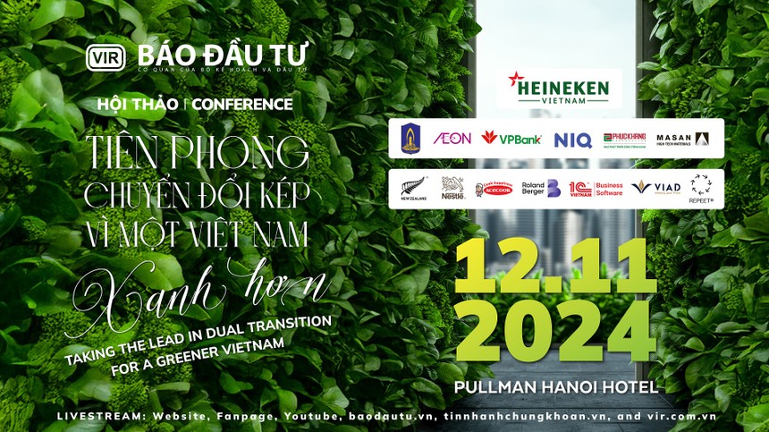 Ngày 12/11/2024, Báo Kl99ok phiên bản mới tổ chức Hội thảo: "Tiên phong Chuyển đổi kép vì một Việt Nam xanh hơn"