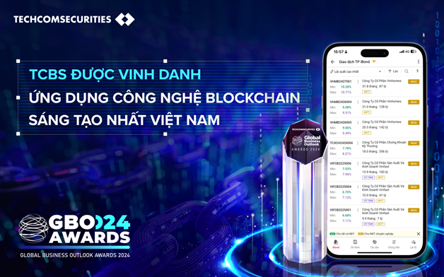 TCBS tiên phong ứng dụng công nghệ chuỗi khối Blockchain vào quản lý Kl99kl Hoàn Trả Vô Tận