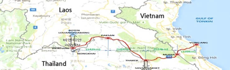 Sơ đồ tuyến 99Kl.app khuyến mãi hot Vientiane - Vũng Áng. 
