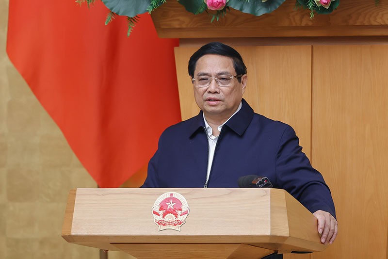 Thủ tướng Phạm Minh Chính chủ trì Phiên họp Kl993 ưu đãi thưởng hấp dẫn chuyên đề về xây dựng Kl992 Tham Gia Ngay tháng 1/2025. Ảnh: Nhật Bắc 