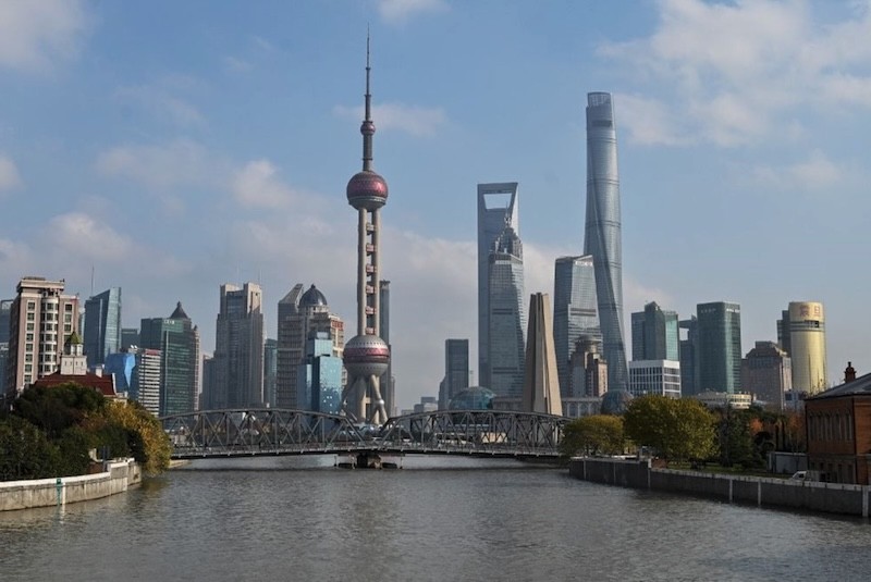 Khu Kl991.com nạp rút nhanh Lục Gia Chủy (Lujiazui), thành phố Thượng Hải, Trung Quốc. Ảnh: AFP