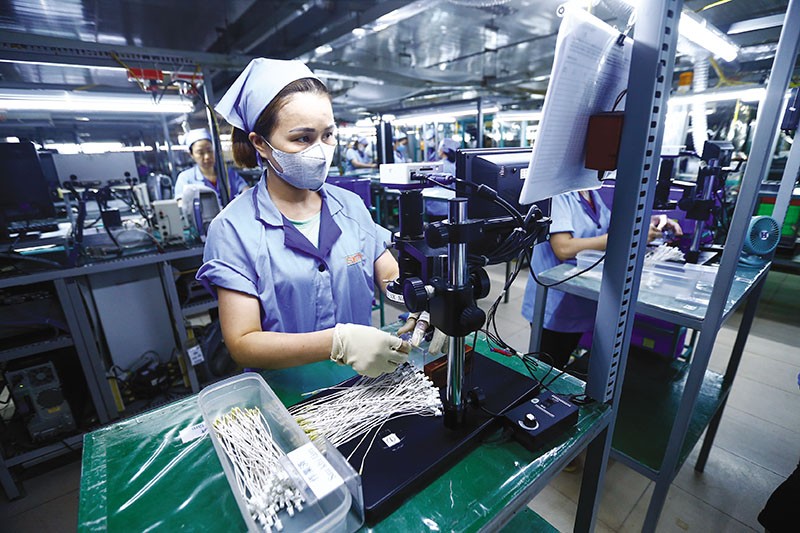 Tháng 1/2025, Chỉ số Kl994 nhà cái bóng đá world cup toàn ngành công nghiệp (IIP) ước tính giảm 9,2% so với tháng trước. Ảnh: Đức Thanh 