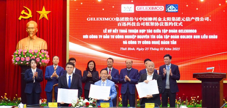 Đại diện Kl994 game bài casino hấp dẫn Geleximco, Công ty TNHH Kl99ok phiên bản mới Công nghiệp Nguyên Tín Liễu Châu, Quảng Tây và Công ty TNHH Công nghệ Bách Tấn Quảng Tây cùng ký kết thỏa thuận hợp tác.